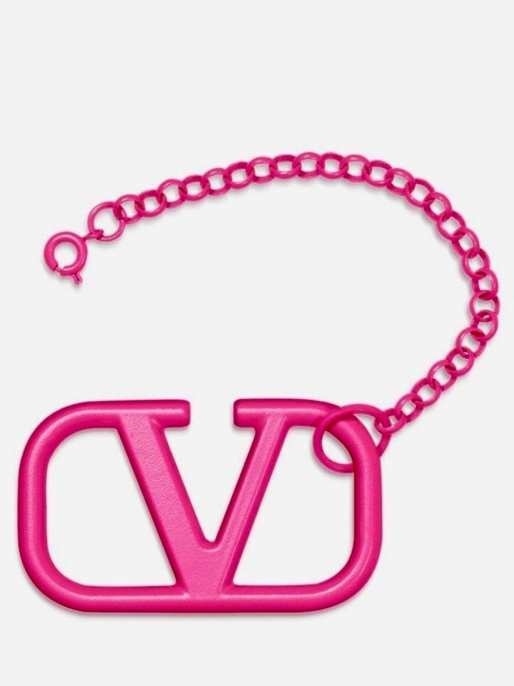 Valentino keychain Gift Logo Pink